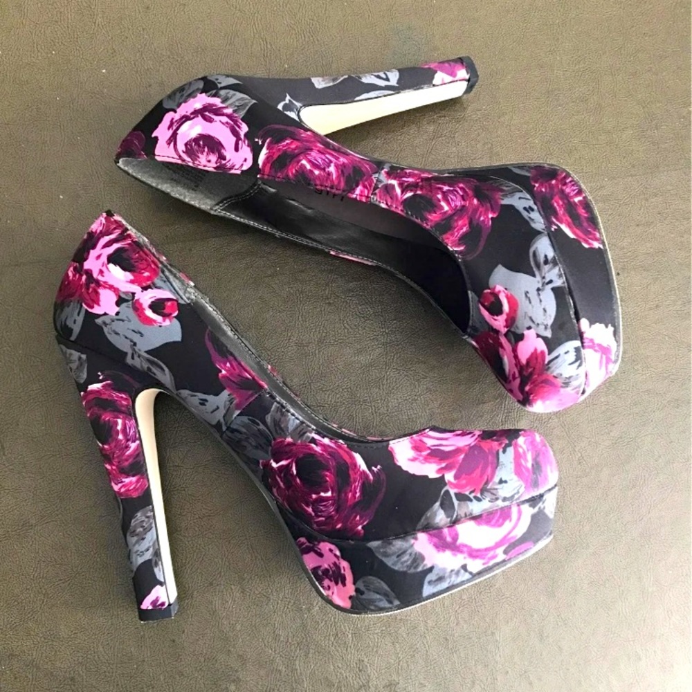 Madden Girl Floral Heels